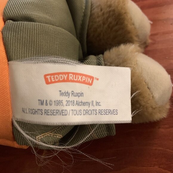 Teddy Ruxpin 1985-2018 Small Talking Singing Best Friend Stuffed Bear Working U3 - Picture 3 of 5